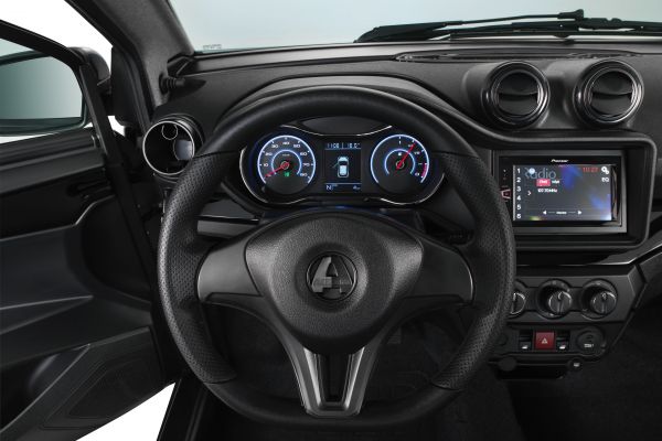 Ohne B Führerschein AIXAM-Fahrzeug Crossline Armaturenbrett "Alu-Look"